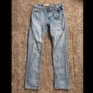 Vintage Gap jeans. Good condition. Size 0. 100% cotton. Straight leg.
